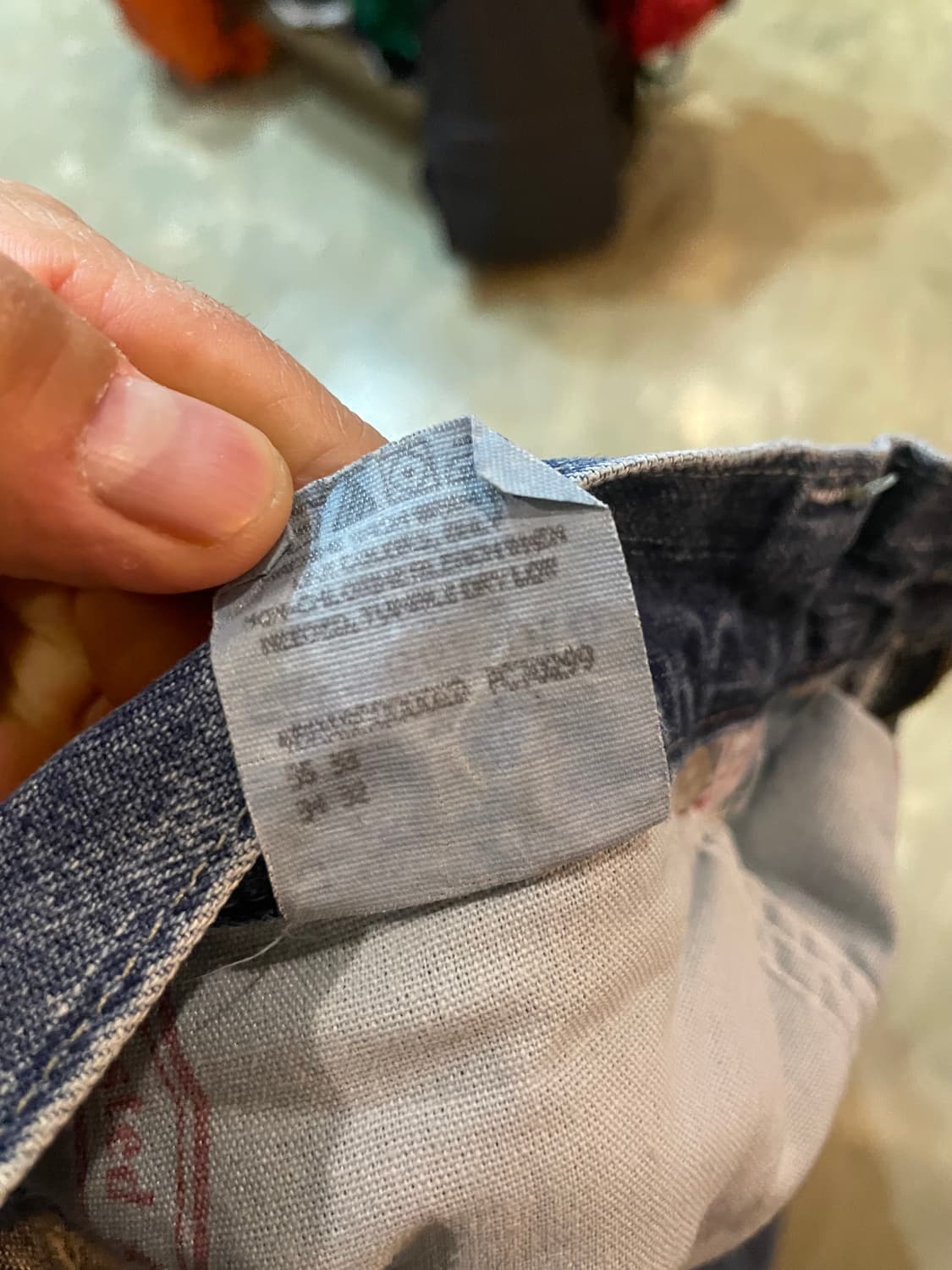 90~00s 빈티지 Lee Dungarees 카펜터 데님 33x32 상품이미지8