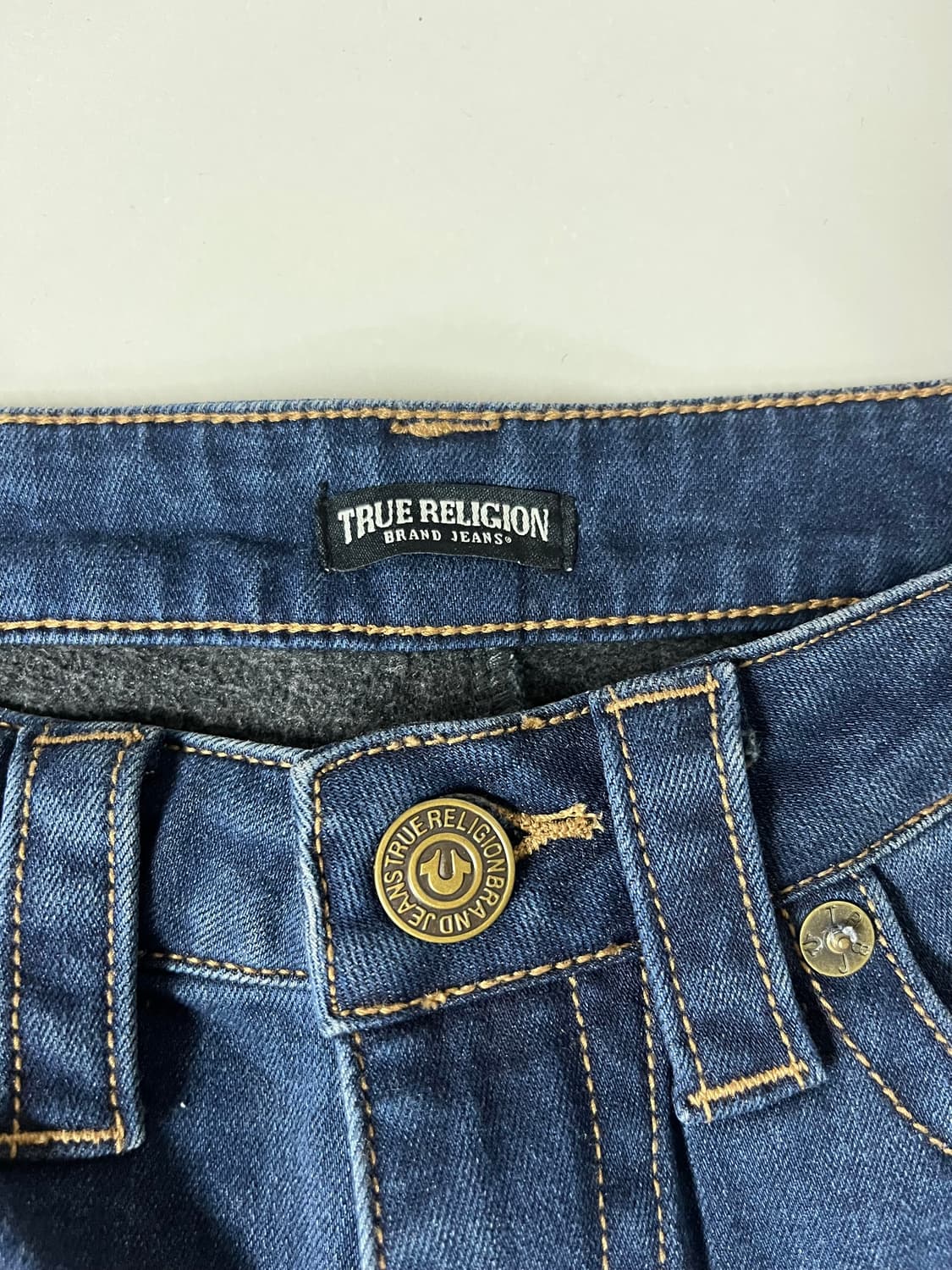 26) 트루릴리전 기모 부츠컷 데님 청바지 상품이미지4