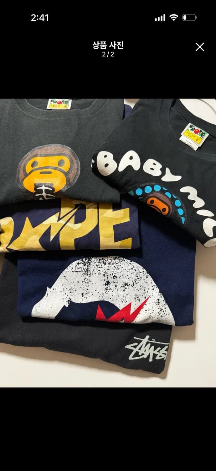 베이프 반팔 상품이미지2