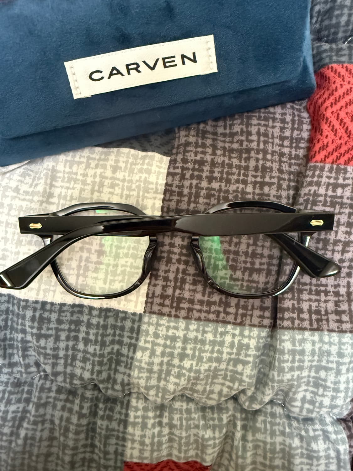 까르뱅 carven ben 뿔테 안경 블랙 판매합니다. 상품이미지4