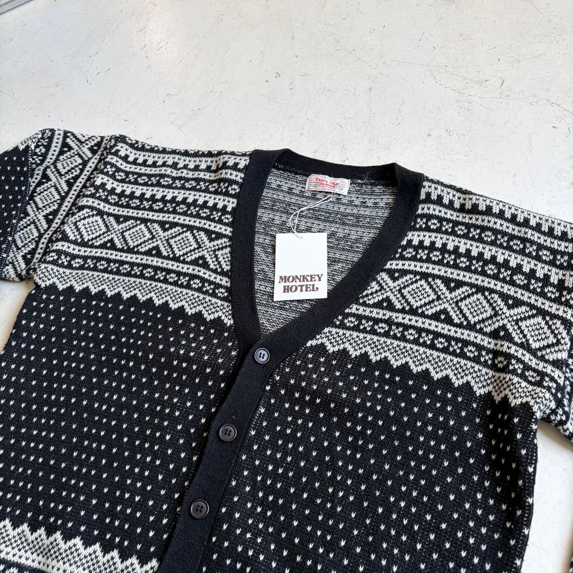 90s Crazy Blud 빈티지 가디건 L 상품이미지4