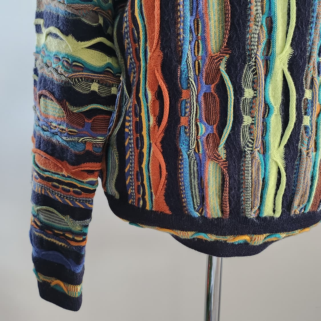 빈티지 케이블 니트 여성 쿠지스타일 상품이미지4