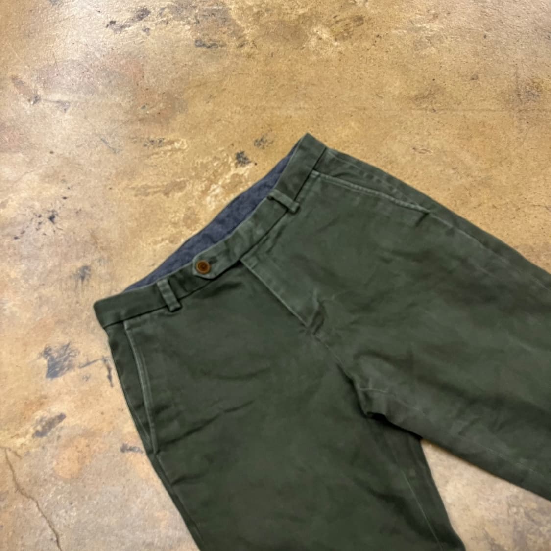 [정품/32] 브룩스 브라더스 올리브색 면바지 b15 상품이미지1