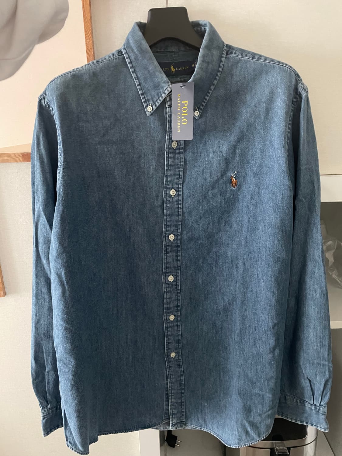 폴로 데님셔츠 xl 상품이미지1