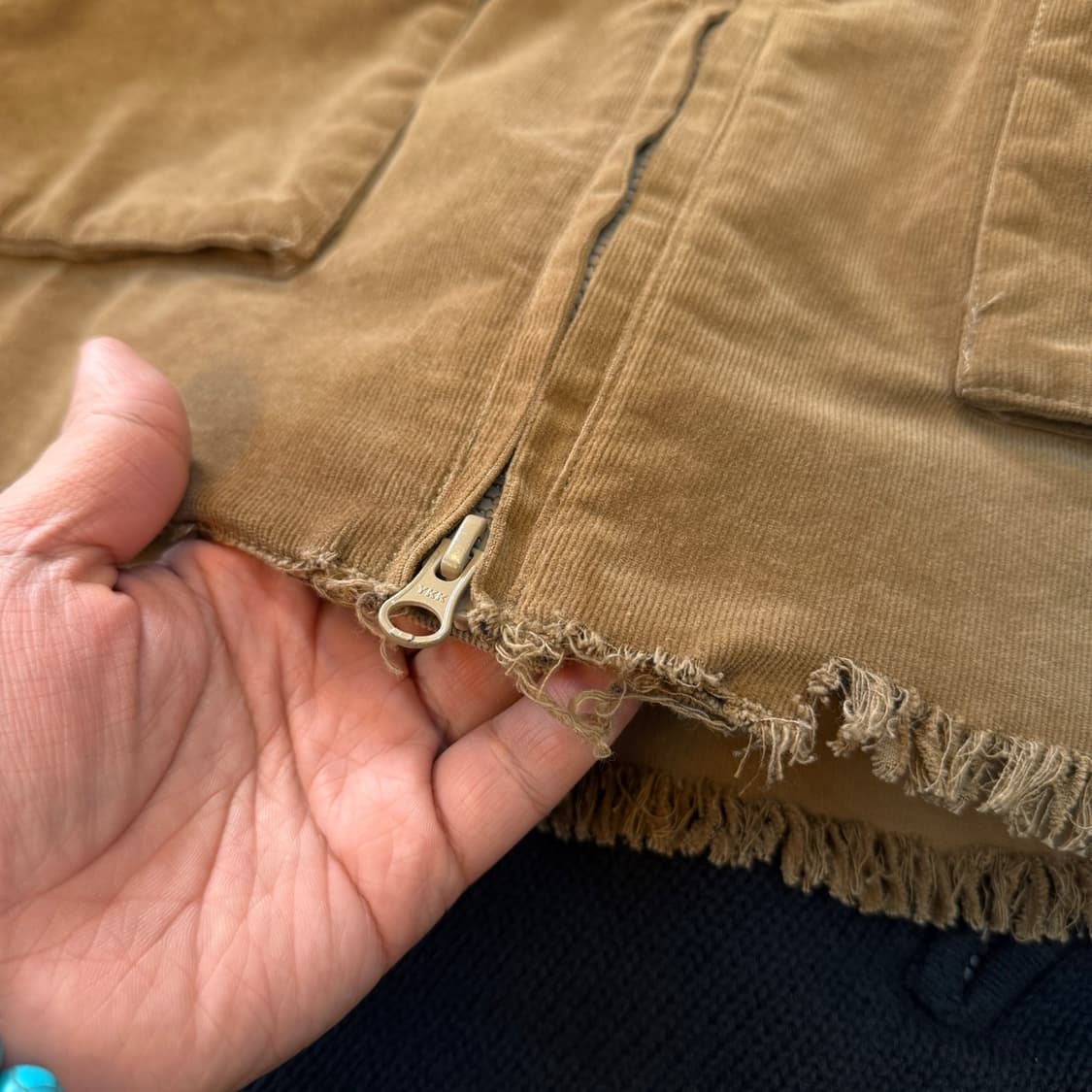 MELPLE 캘리포니아 리그 코듀로이 봄버 A2 포켓 디테일 자켓 상품이미지6