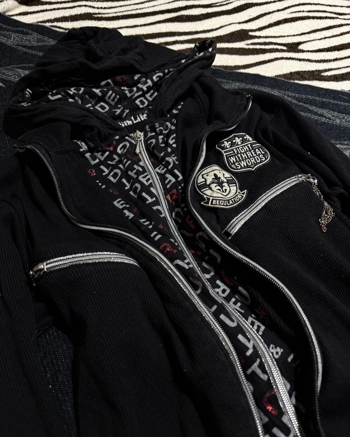 layered two-way hoodie 상품이미지4