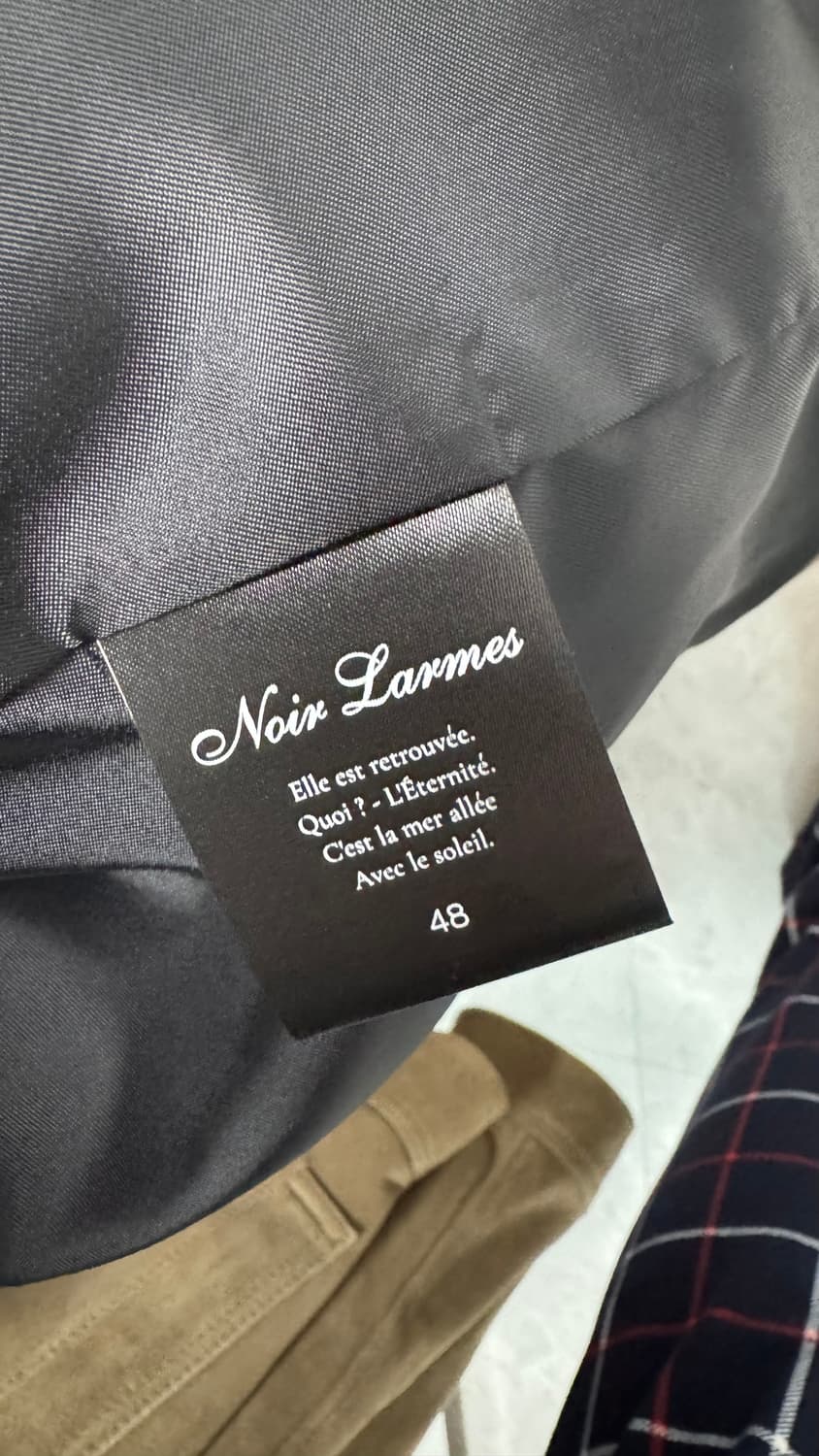 느와르 라르메스 스웨이드 jk#2 카키브라운 48->46 교환 상품이미지3