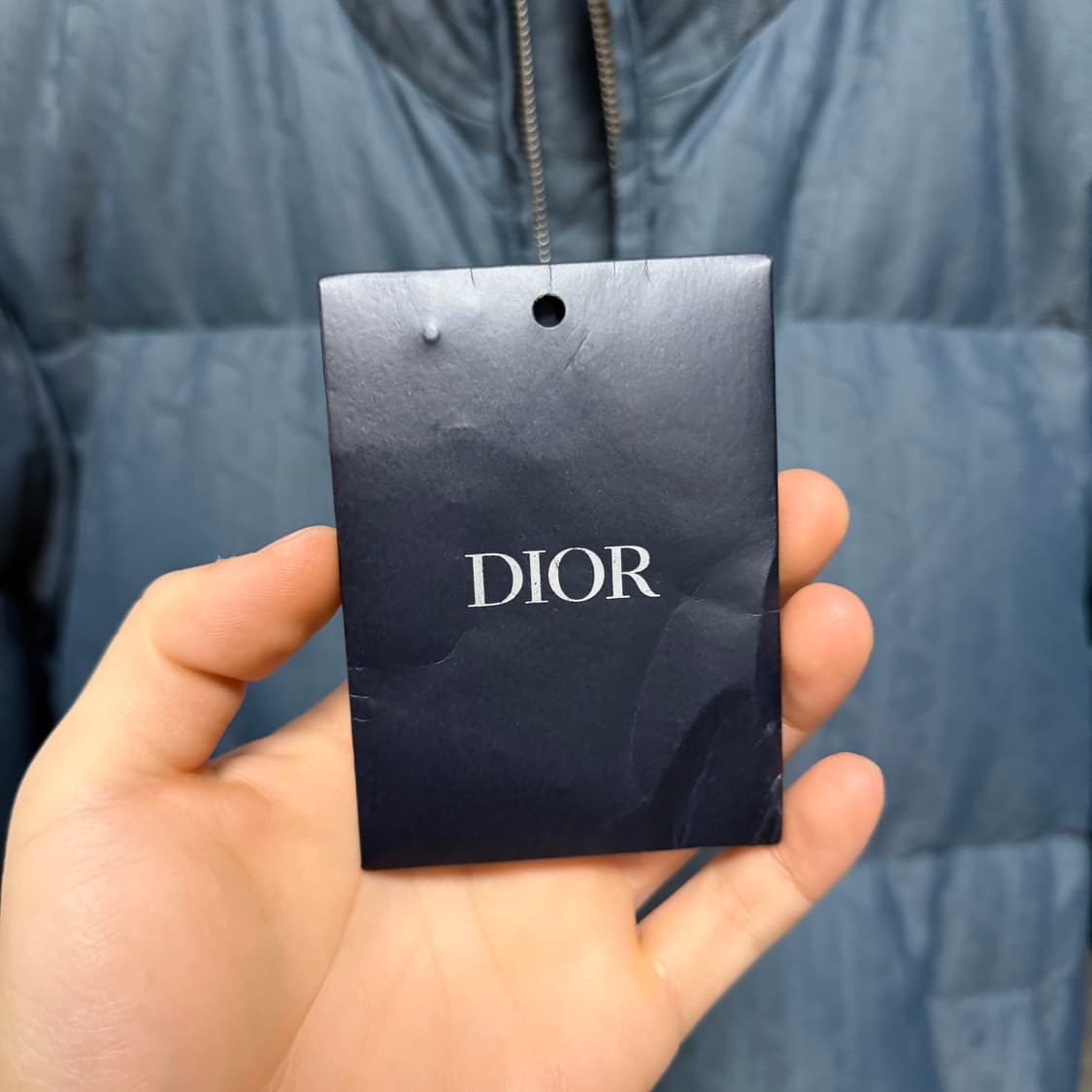 [S+급/46] 디올 오블리크 푸퍼 패딩 블루 풀구성 상품이미지7