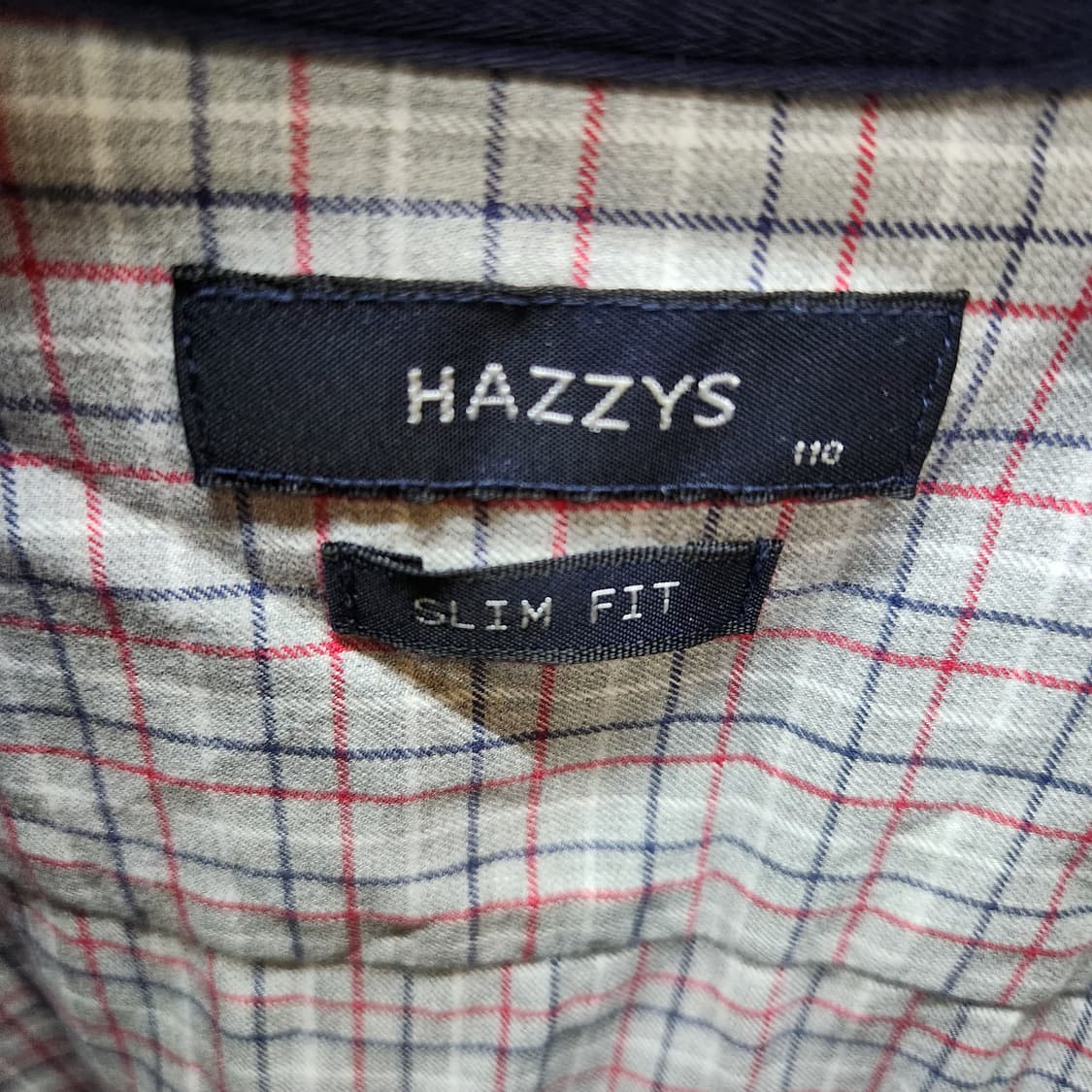 헤지스 로고 멀티컬러 체크 셔츠110(XL) 상품이미지5