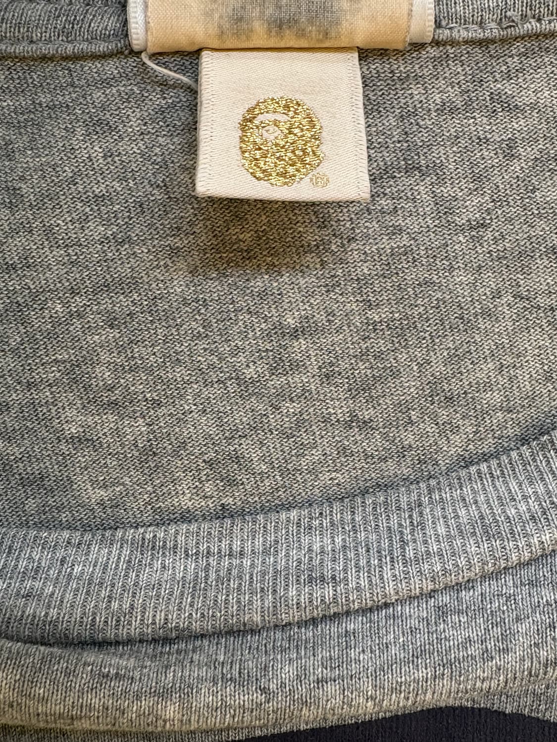 베이프 빅 에이프 헤드 그레이 반팔 티셔츠 상품이미지5