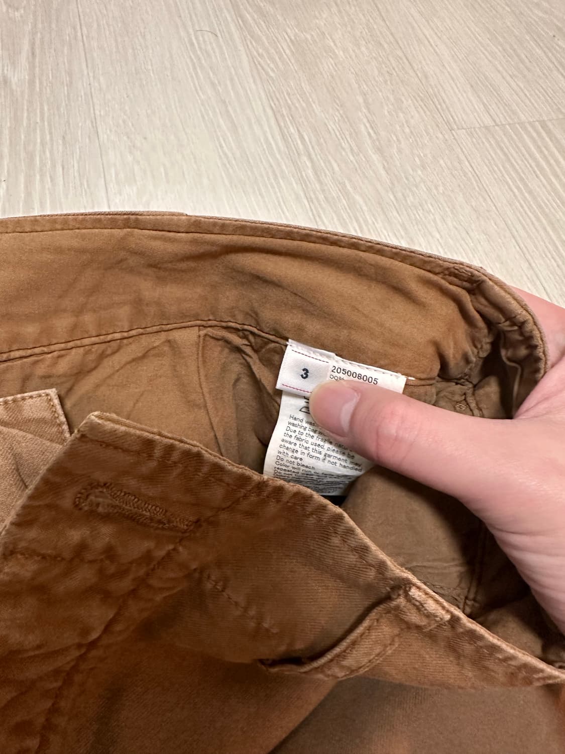 비즈빔 22fw dmgd 치노 브라운 3사이즈 상품이미지5