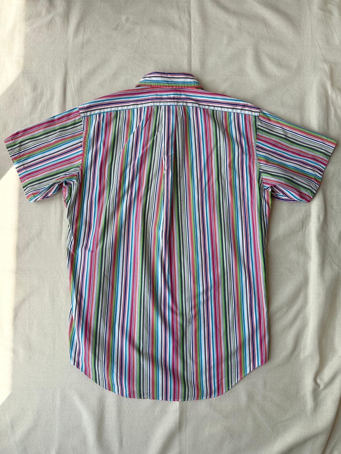 폴로 랄프로렌 멀티 스트라이프 반팔 셔츠 클래식핏 M 상품이미지8