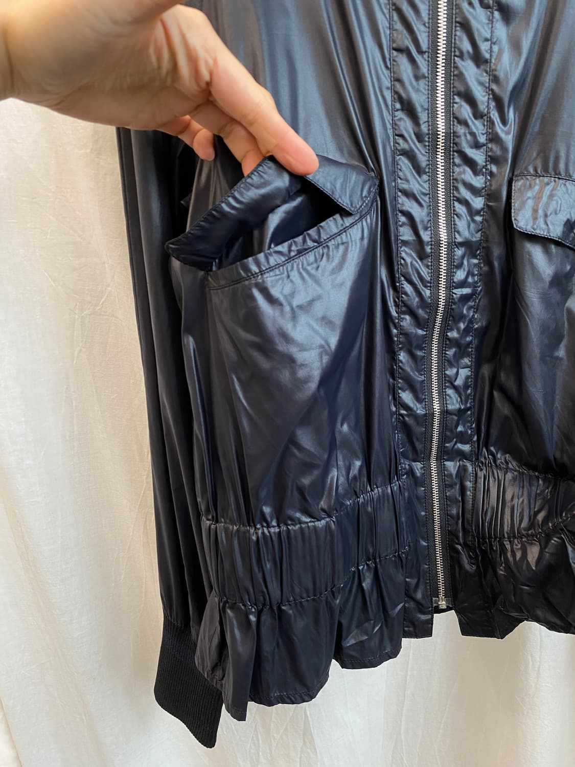 블랙 나일론 집업자켓(S-M) 상품이미지7