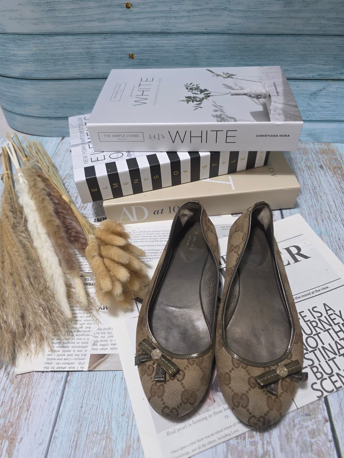 구찌 GG 캔버스 플랫슈즈 36 (230) 상품이미지1