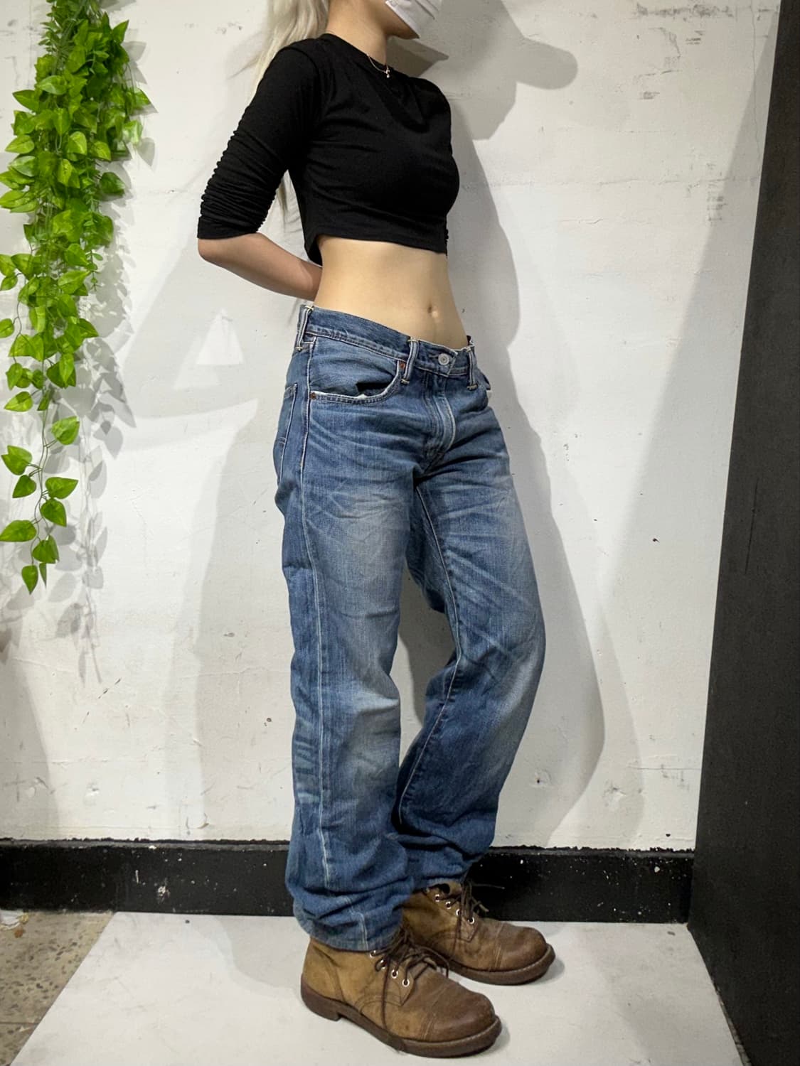 리바이스 진청 워싱 데님 팬츠 청바지 31 상품이미지1