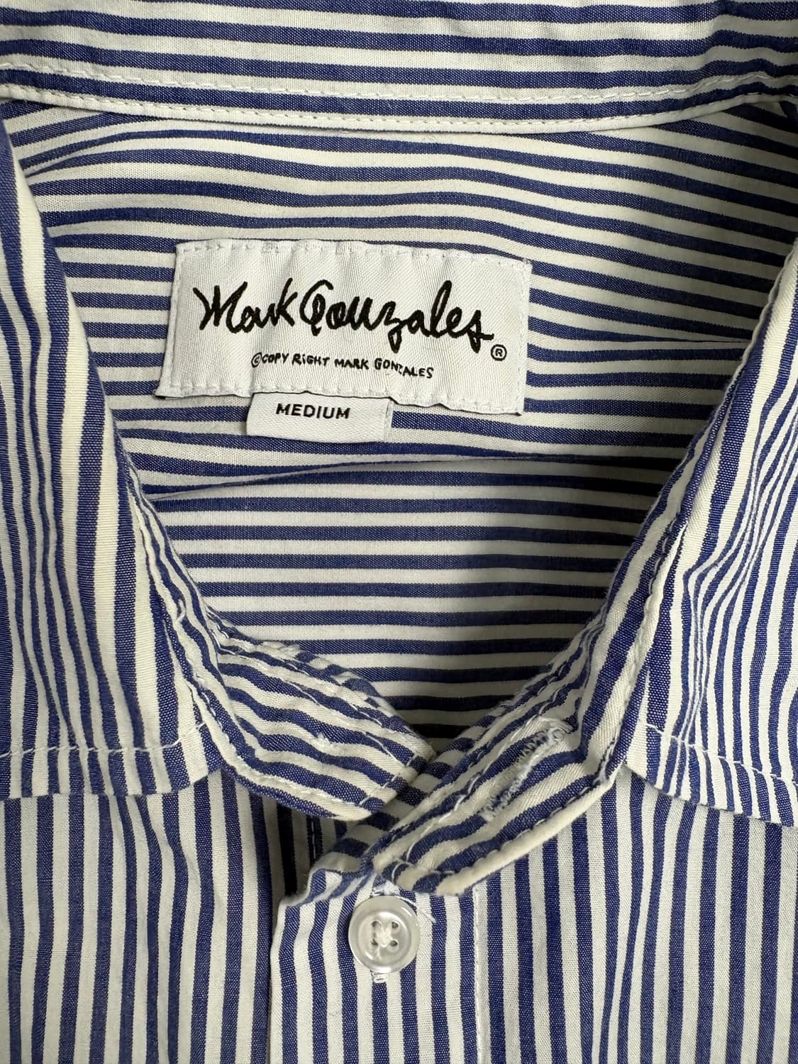 마크곤잘레스 셔츠 블루 상품이미지6