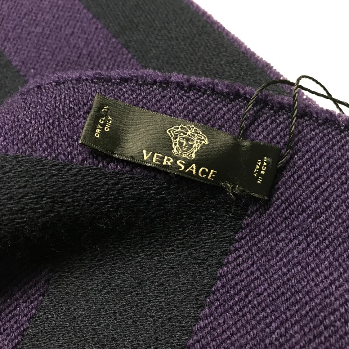 베르사체 메두사 머플러 퍼플 상품이미지8