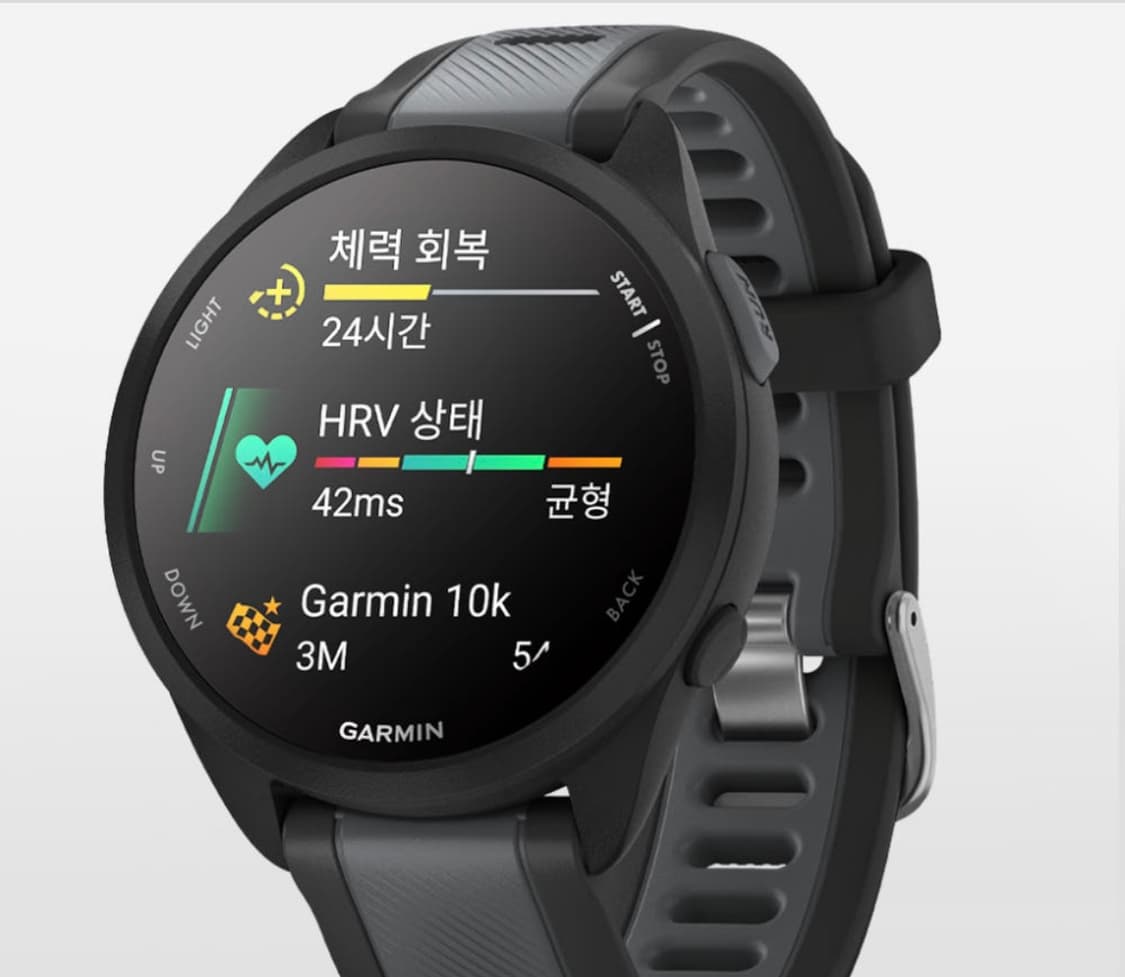 가민 포러너 165 러닝 GPS 스마트워치, 43mm 새상품+힐링쉴드 상품이미지5