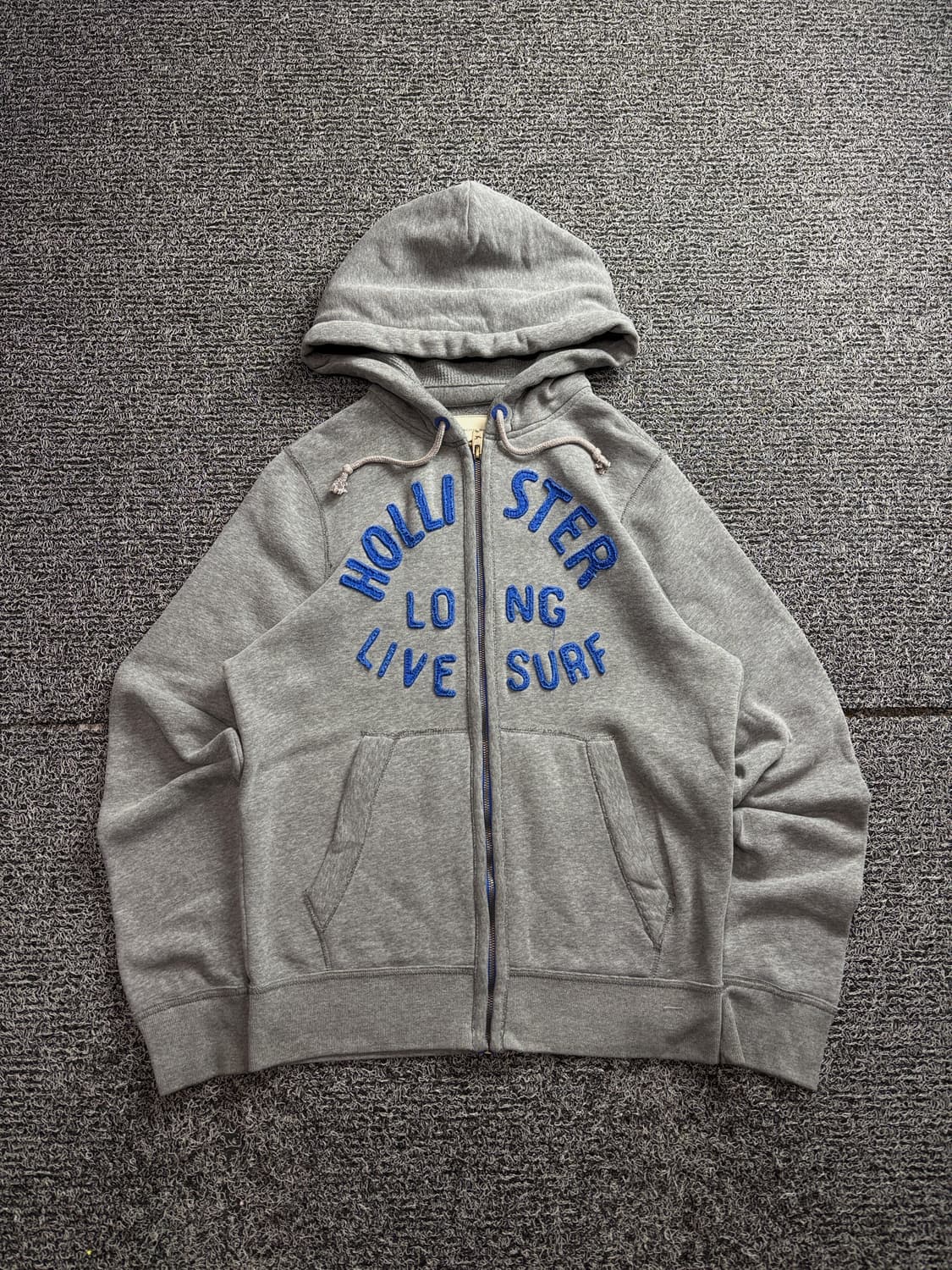 홀리스터 Y2K 센터 빅로고 후디 집업 2638 상품이미지2