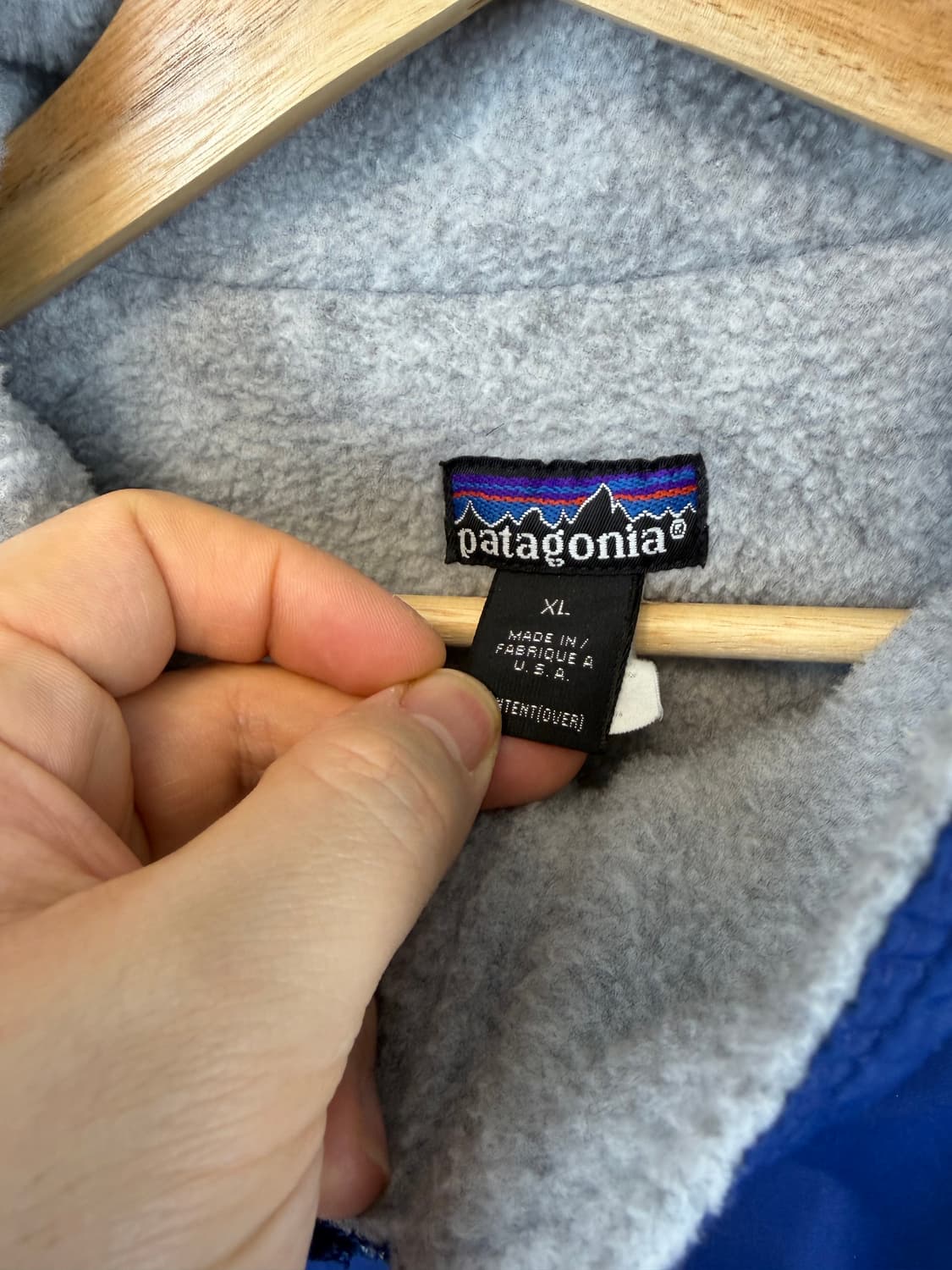 Patagonia]파타고니아 쉘드 신칠라 블루 1992 USA  상품이미지3