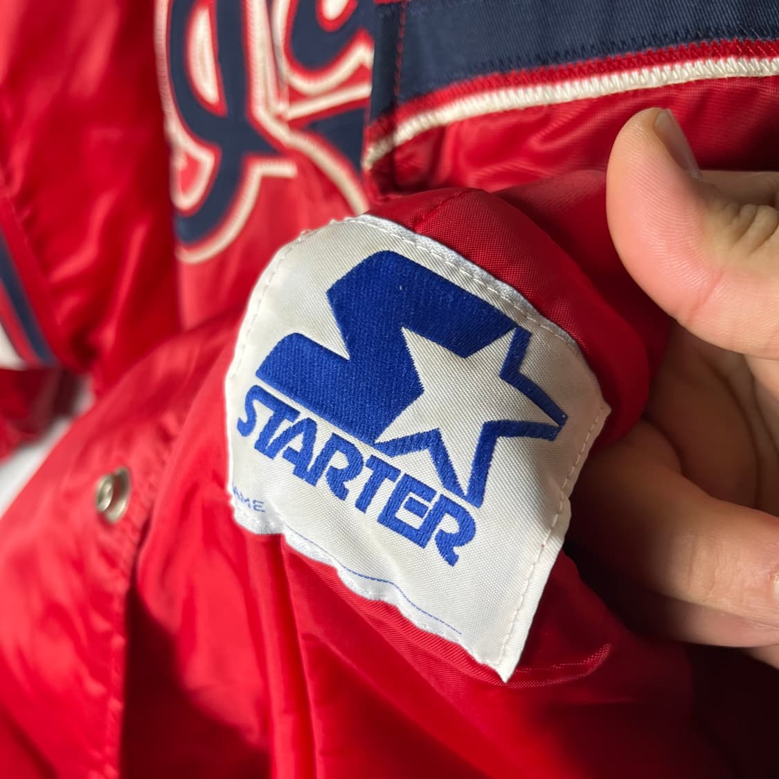 [Starter] 90's 스타터 MLB 클리블랜드 바시티자켓 상품이미지5