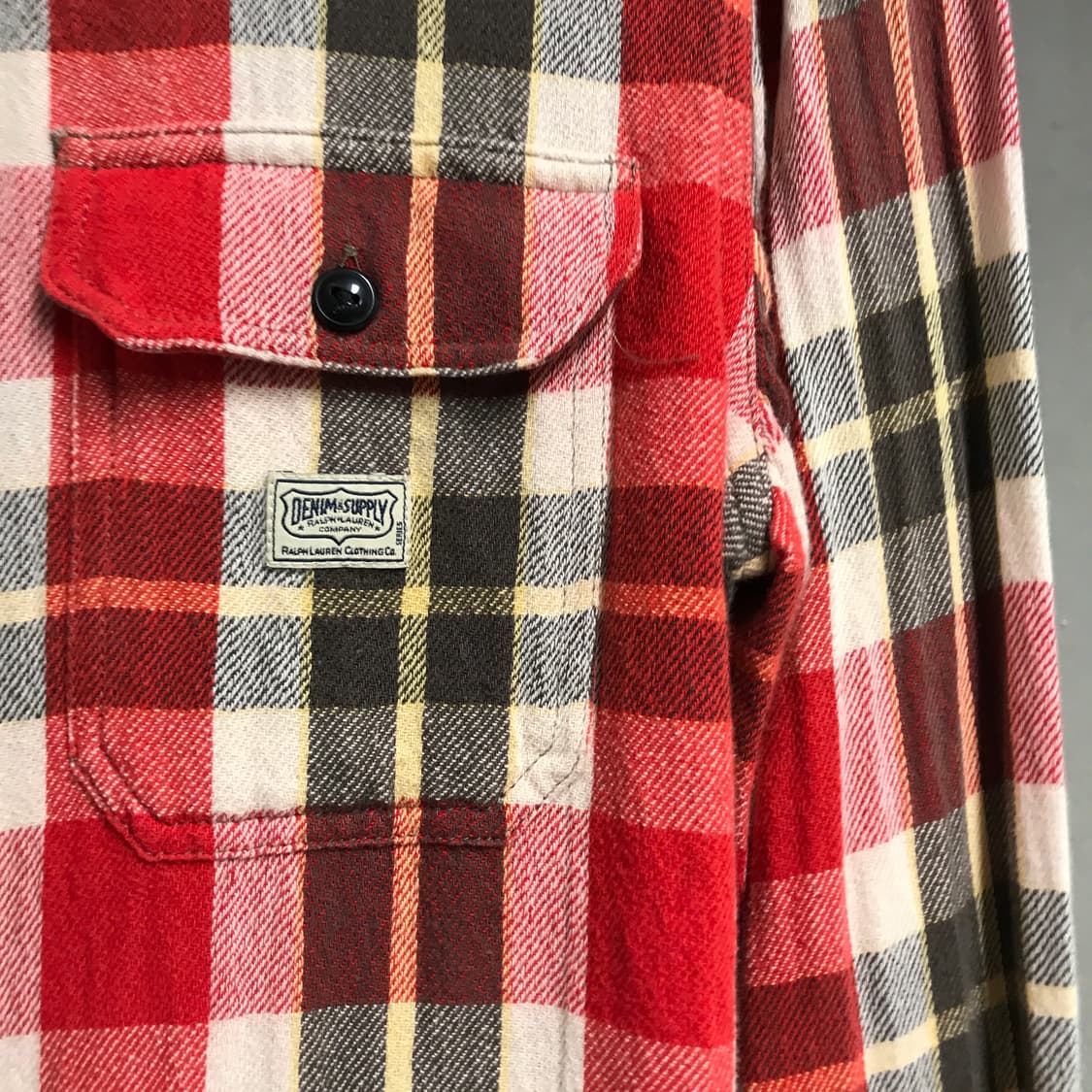 폴로 데님앤서플라이 체크 셔츠 S 상품이미지4