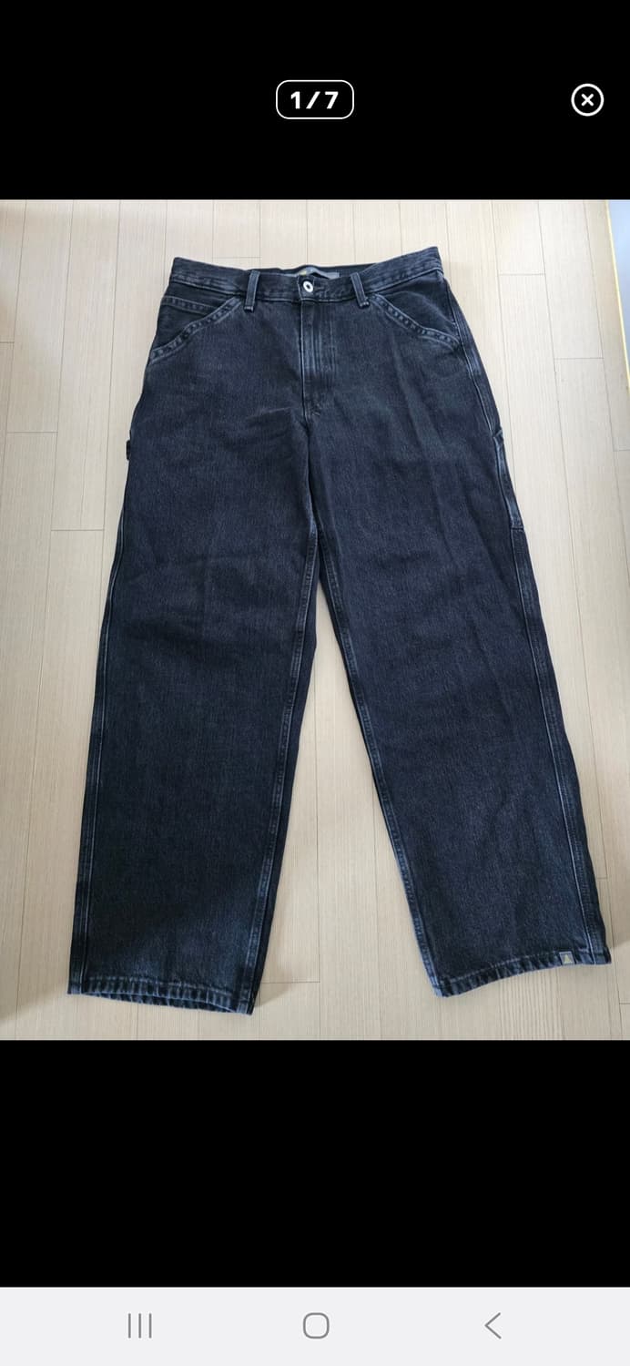 리바이스 실버탭 배기 카펜터 데님 블랙 32/32 상품이미지1