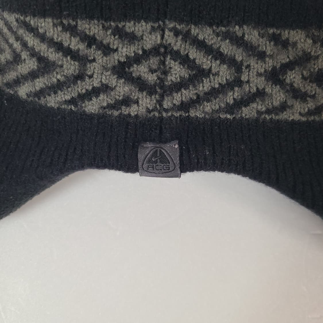 2002년 00s 나이키 ACG 올드 빈티지 이어플립 블랙 비니 모자 상품이미지9