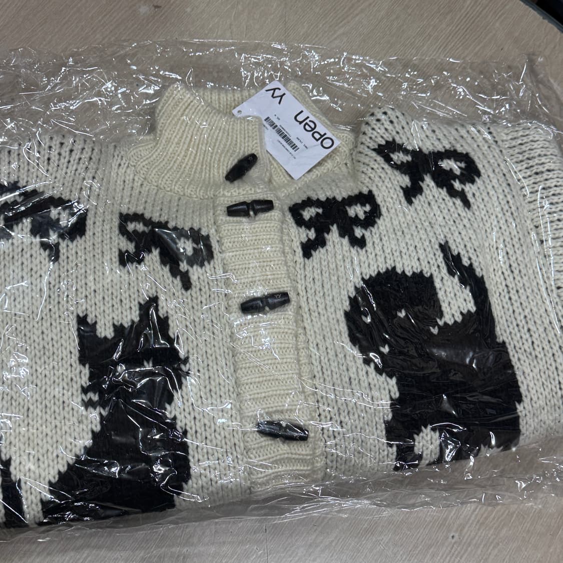 오픈와이와이 open yy 펫클럽 코위찬 자켓 아이보리 상품이미지2