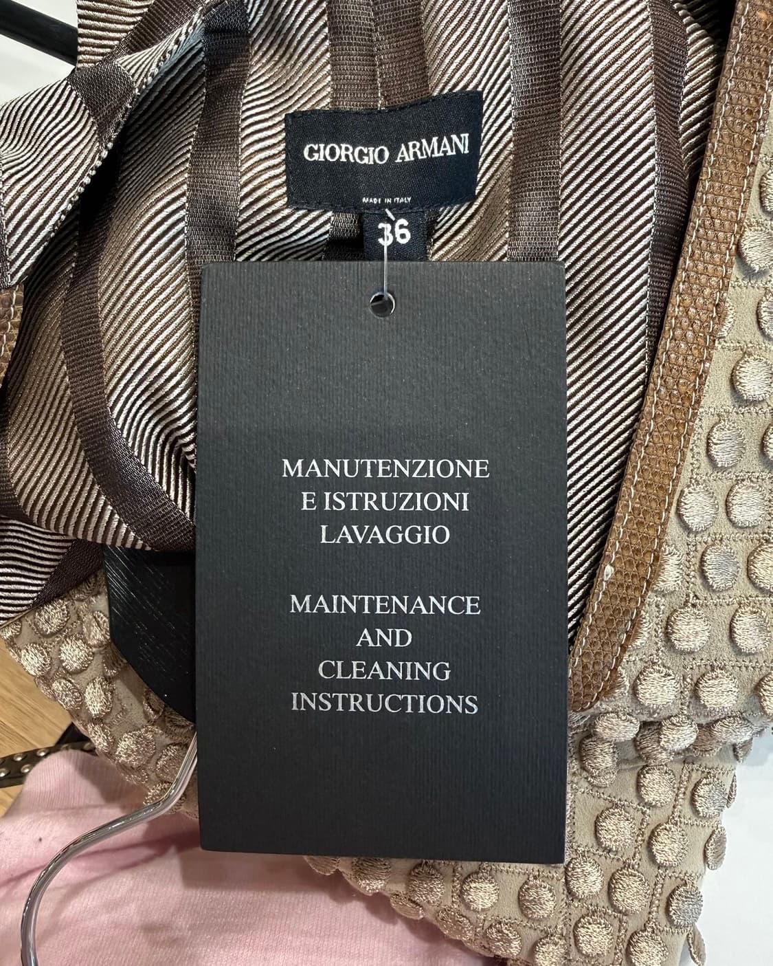 조르지오 아르마니 브라운 스터드 베스트 자켓 상품이미지8