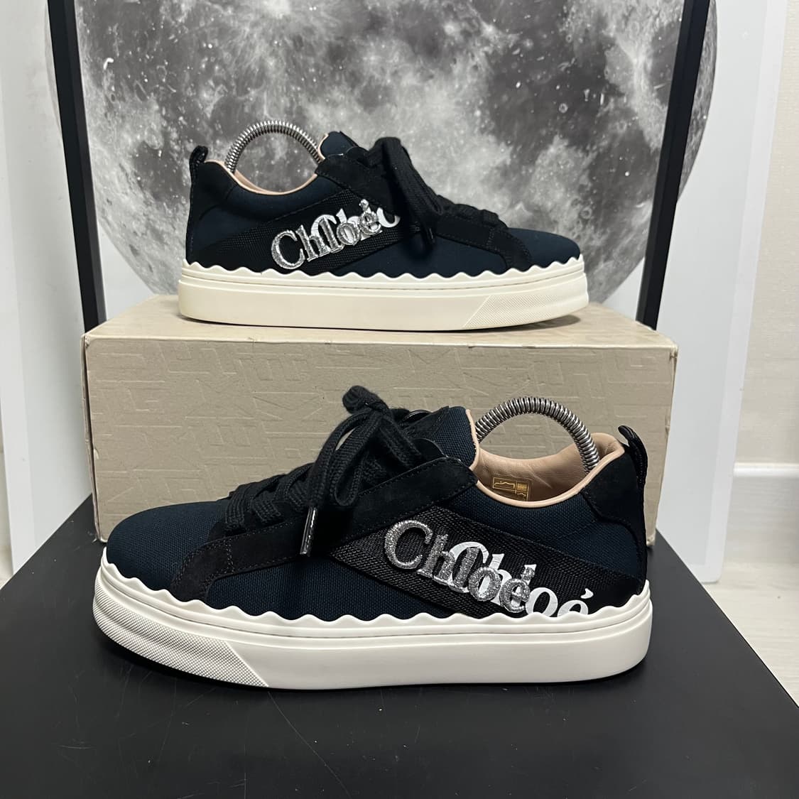 정품 37) 끌로에 로렌 글리터 스니커즈 235~240 상품이미지1