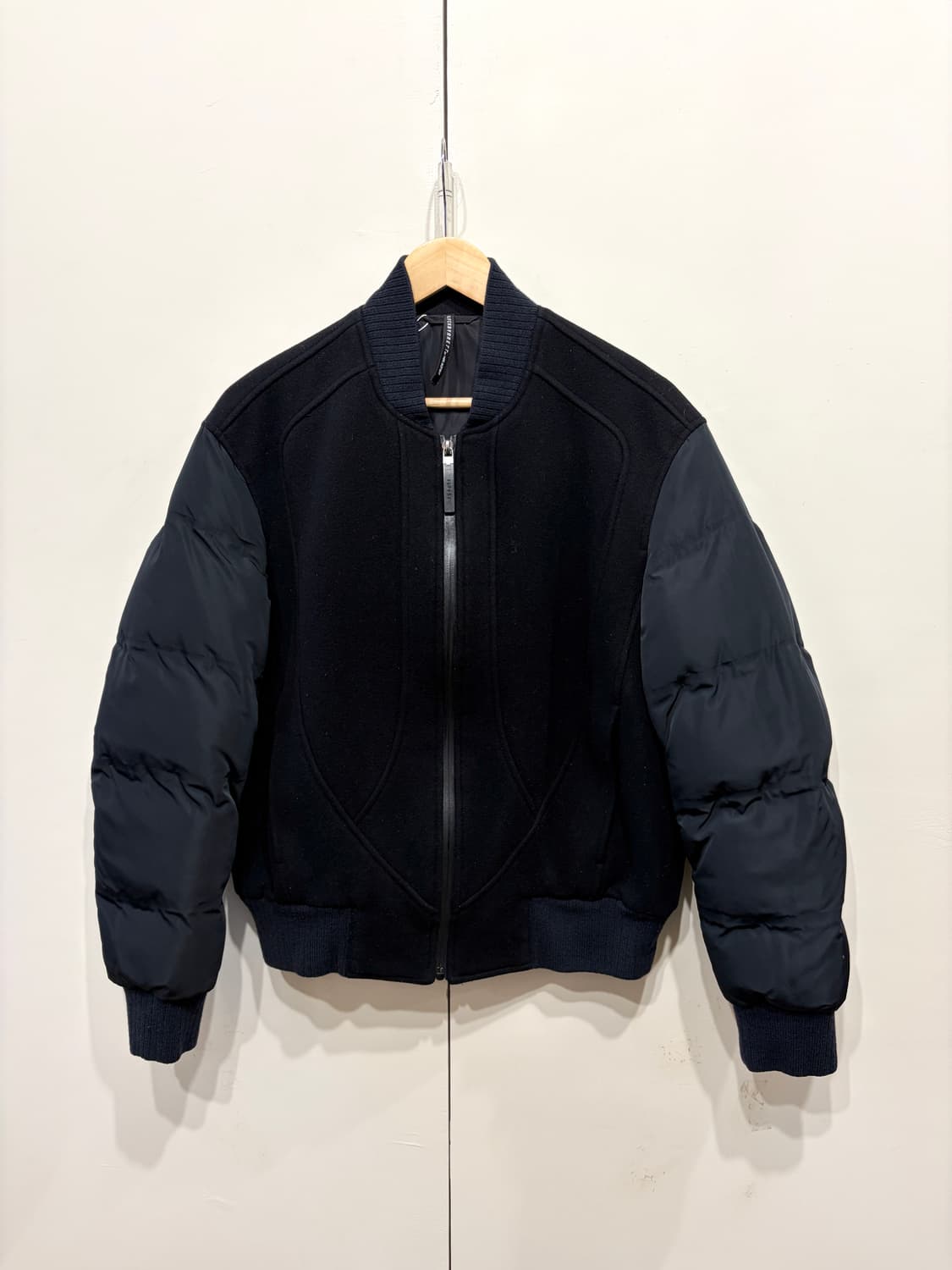 더바넷 울 캐시미어 다운 봄버 자켓 상품이미지1