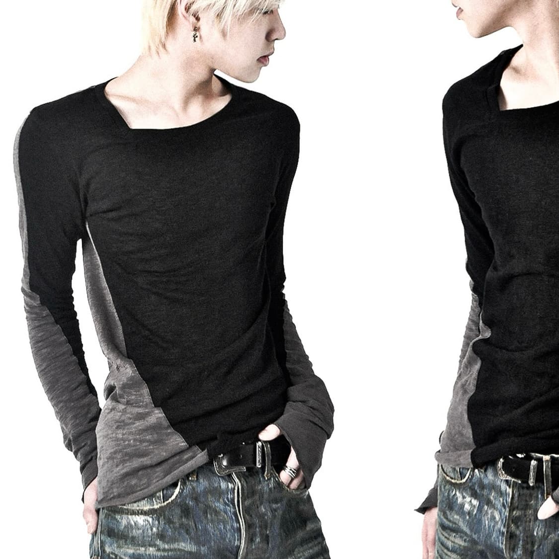 Made* Twisted Asymmetric Long Sleeve 상품이미지1