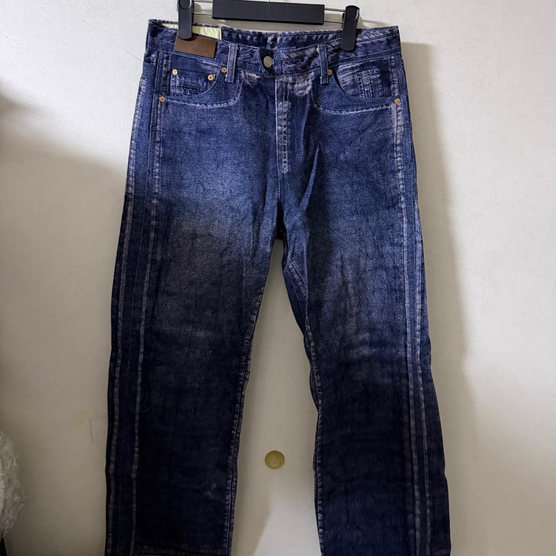 앤더슨벨 남성 오버핏 워싱 데님팬츠 31  상품이미지3