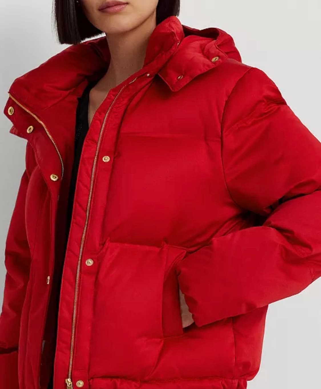 (새상품) 로렌 랄프 로렌 새틴 패딩 상품이미지4