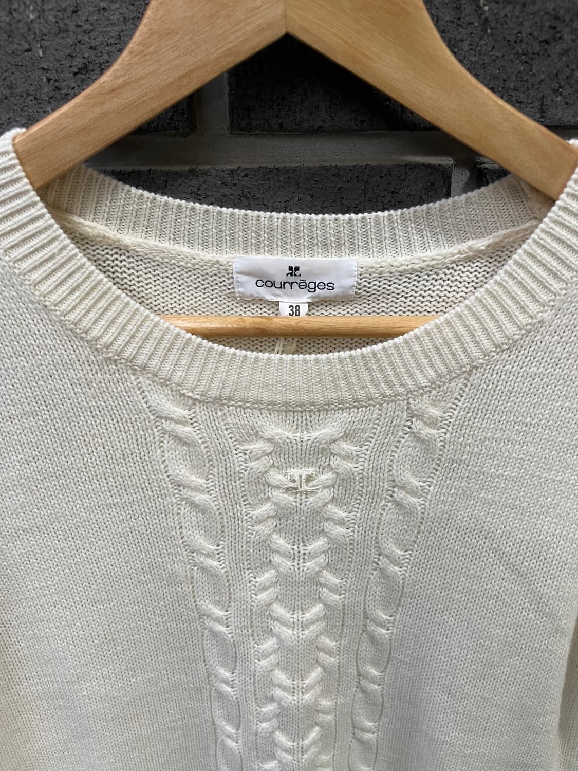 00s COURREGES 꾸레쥬 로고 롱슬리브 상품이미지7