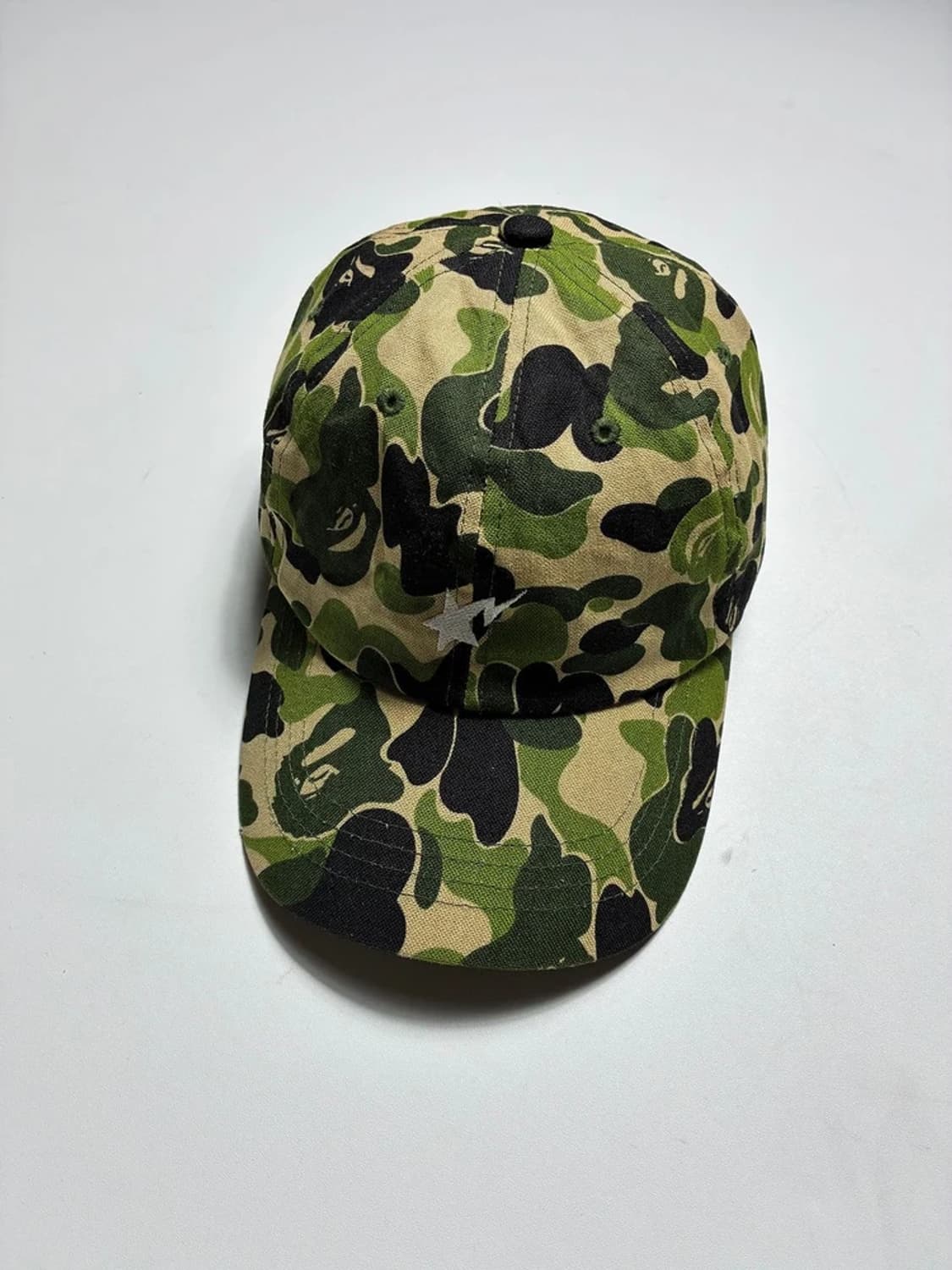 베이프 BAPE ABC 카모 에이프 헤드 볼캡 PR2295 상품이미지1