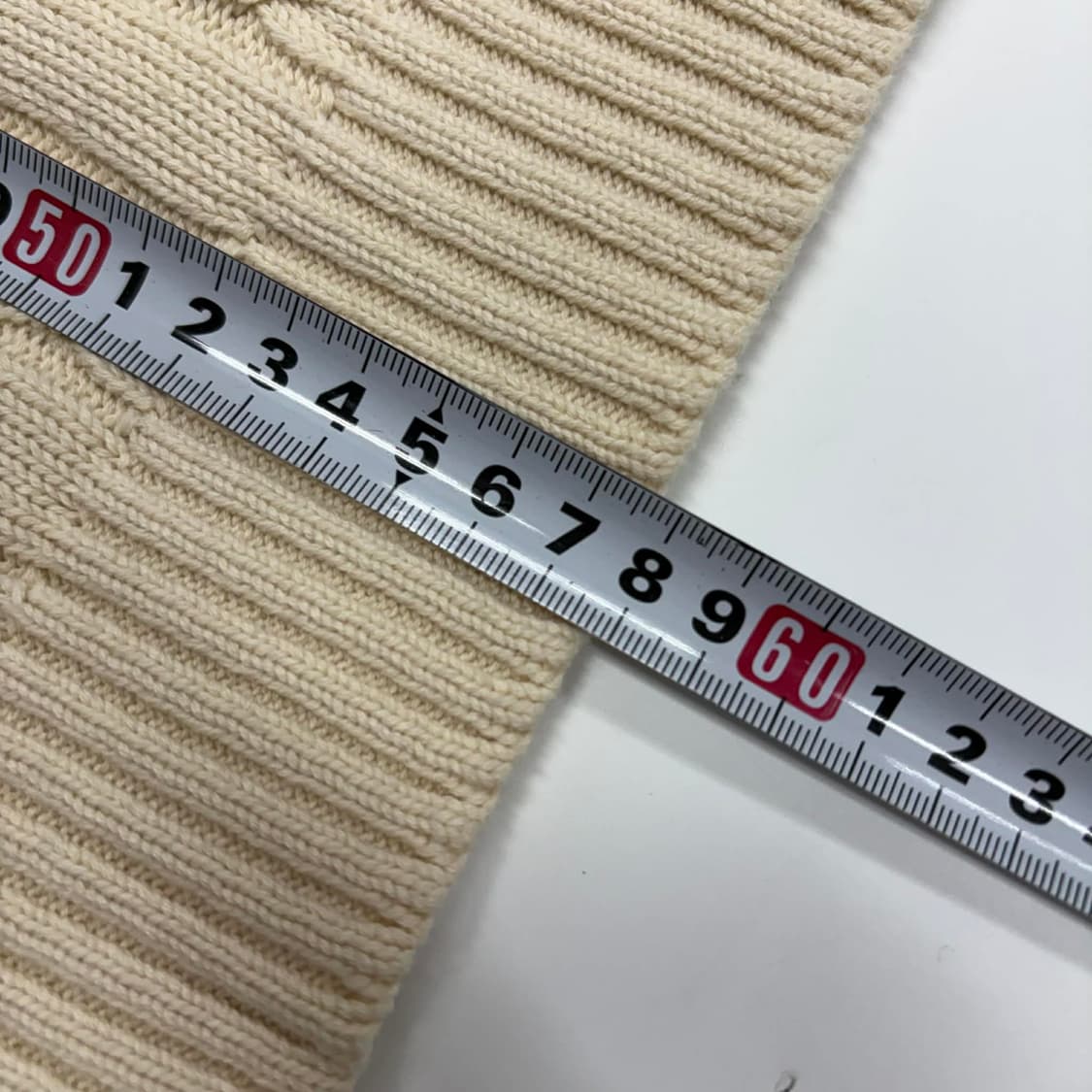 폴로 랄프로렌 아이보리 케이블 핀터깔 걸즈 브이넥 니트(M) 상품이미지7