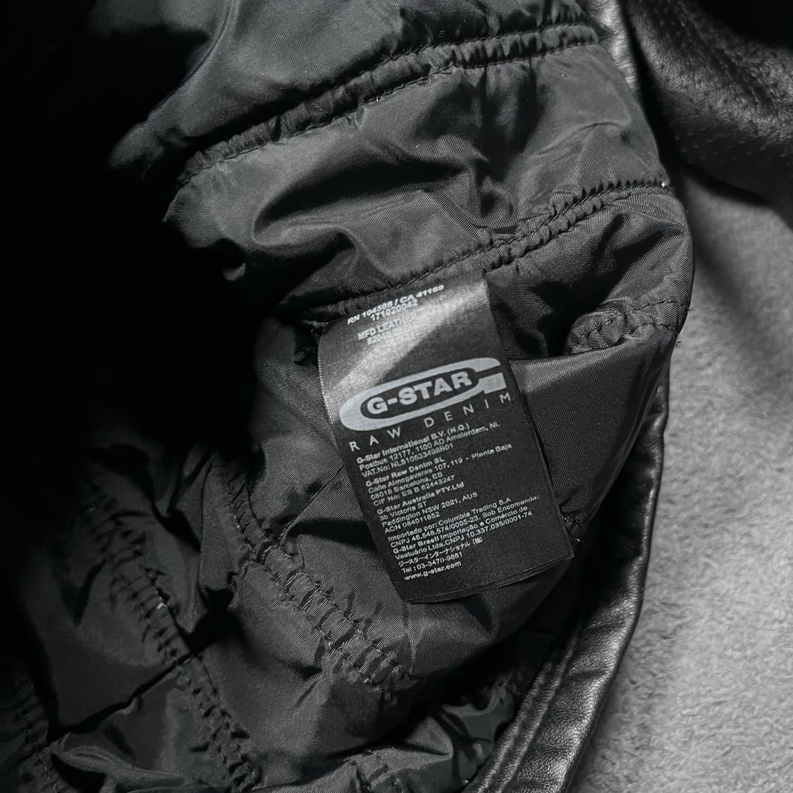 G-Star Raw 지스타 로우 바이커 MFD 레더 자켓 상품이미지9