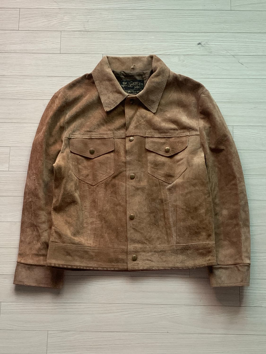 70s Sears 더 레더 샵 스웨이트 트러커 자켓 상품이미지1