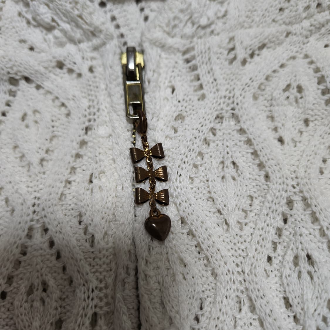 오늘만할인유일매물 리즈리사 희귀 00S 갸루 히메갸루 반팔 니트 후드집업 상품이미지2