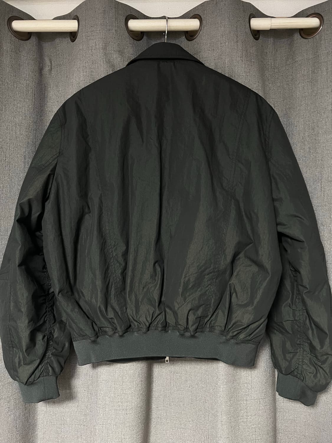 [44] 엘무드 다이아 크리즈 봄버 자켓 워시드블랙 상품이미지3