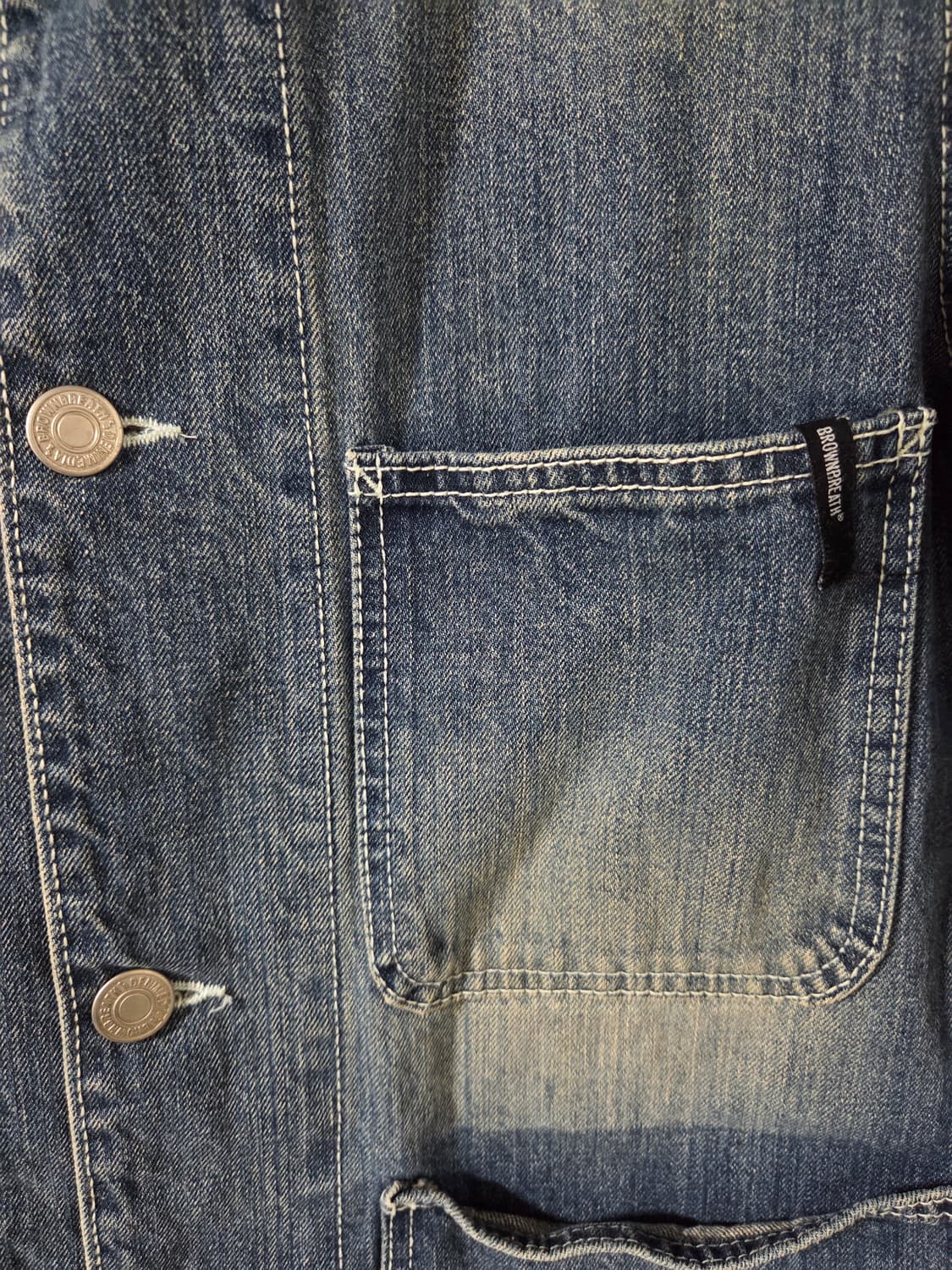 브라운브레스 데님 워크 자켓 상품이미지3