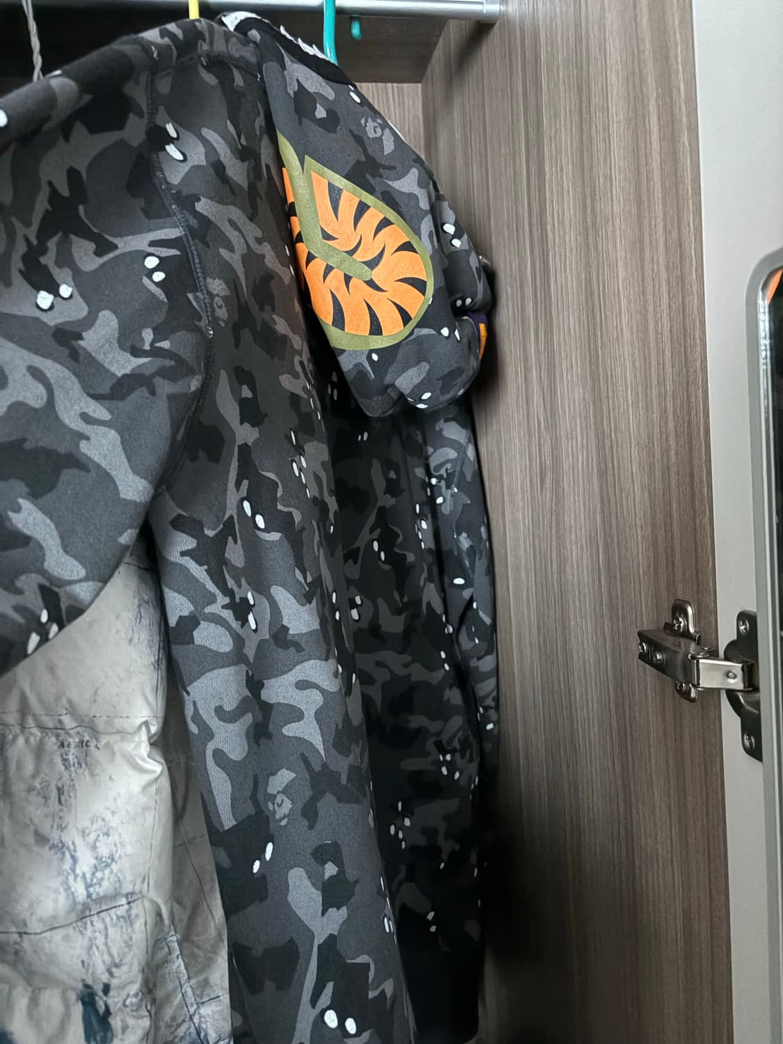 베이프 후드집업 L 그레이 카모 🔥정품🔥 상품이미지3