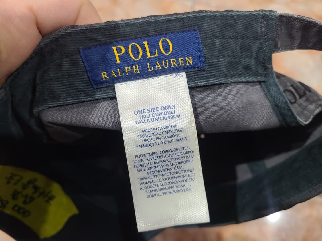 폴로랄프로렌 블랙카모 볼캡 상품이미지5