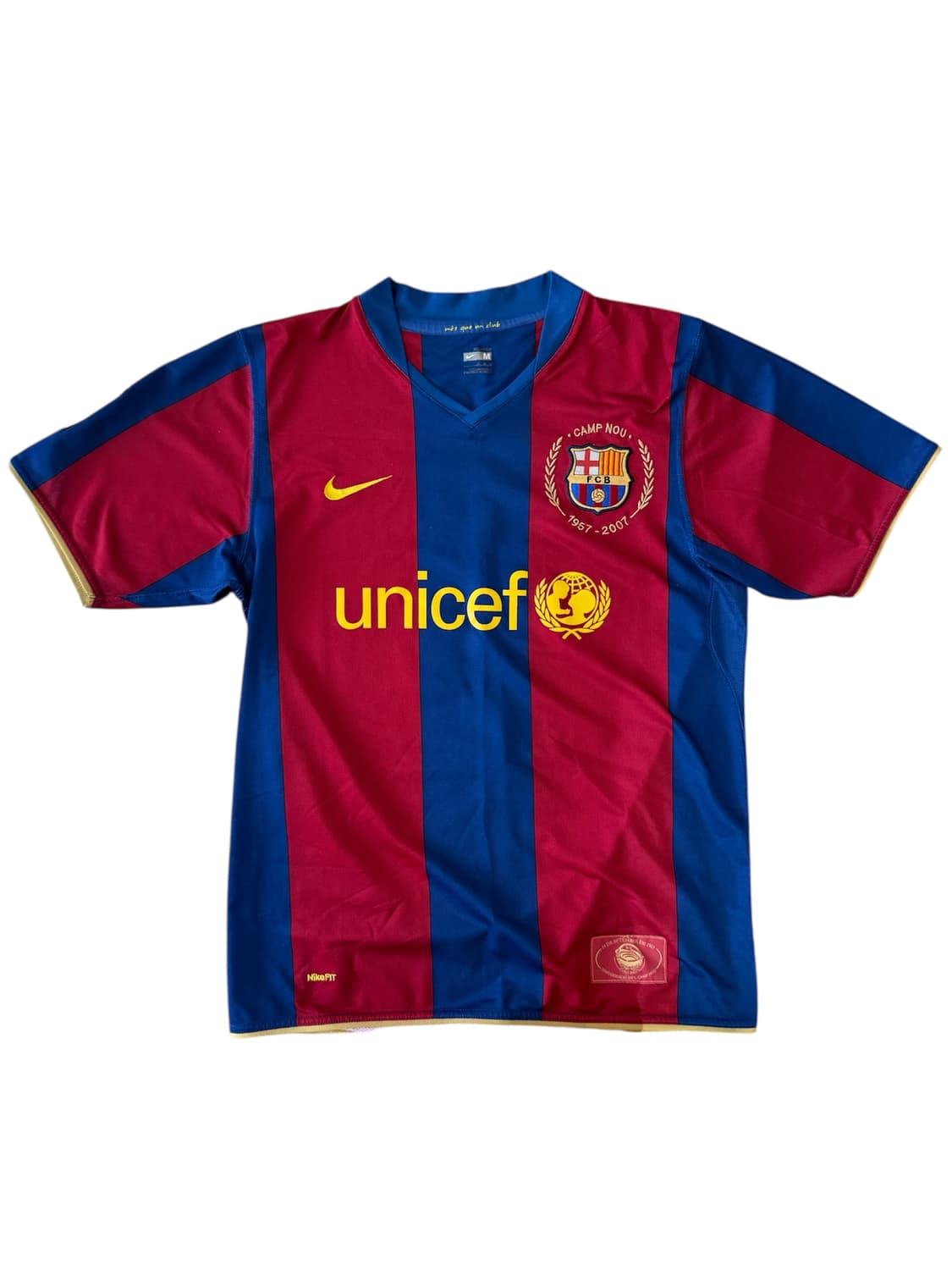 [해외M]07-08 바르셀로나 홈 캄프누 50주년 기념 유니폼 상품이미지2