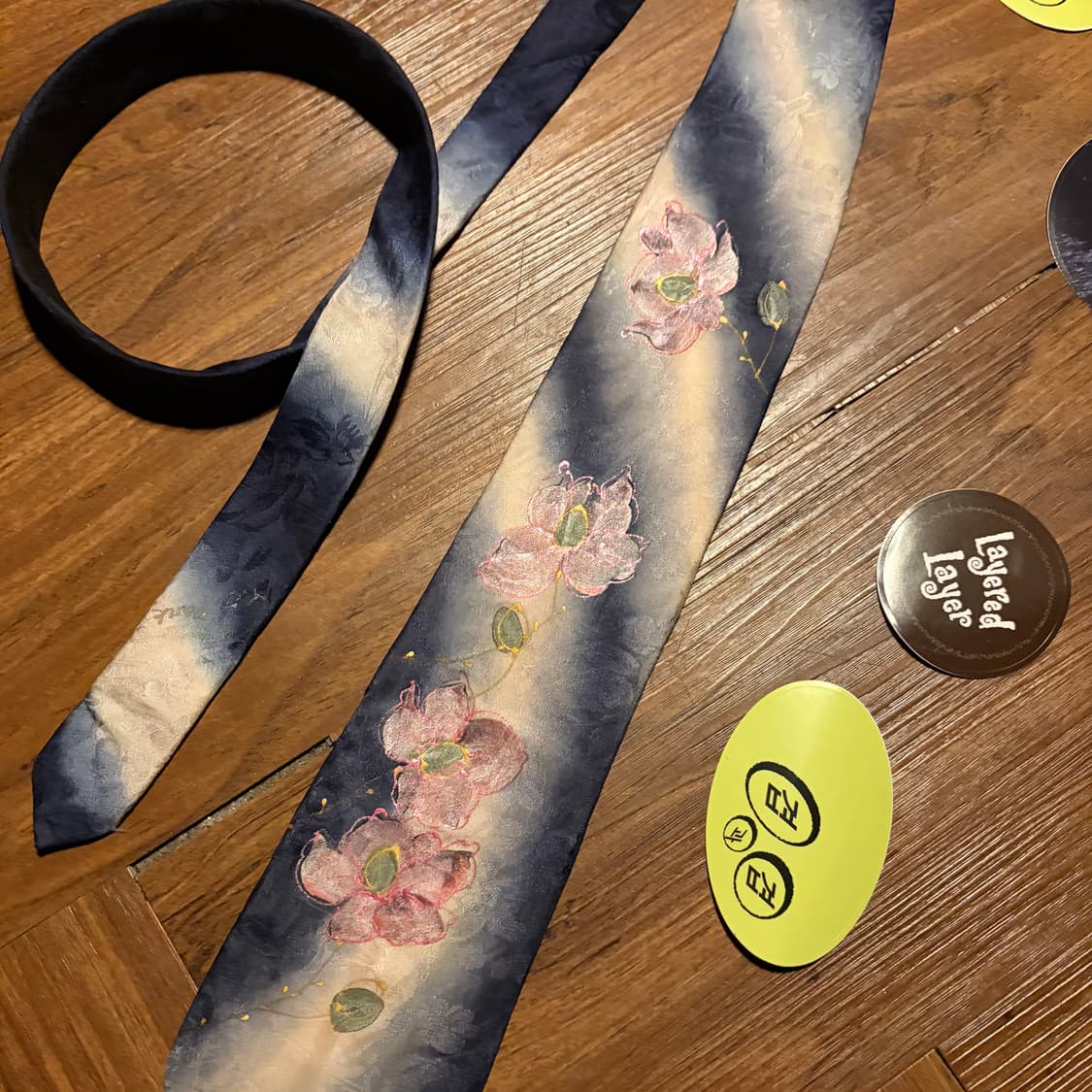 박윤정 hand painted silk tie 상품이미지1