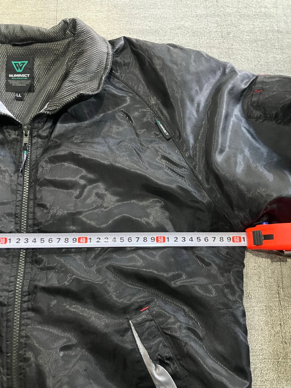 일본빈티지 Wimpact 올드스쿨스트릿 아방핏 봄버블루종자켓 상품이미지2