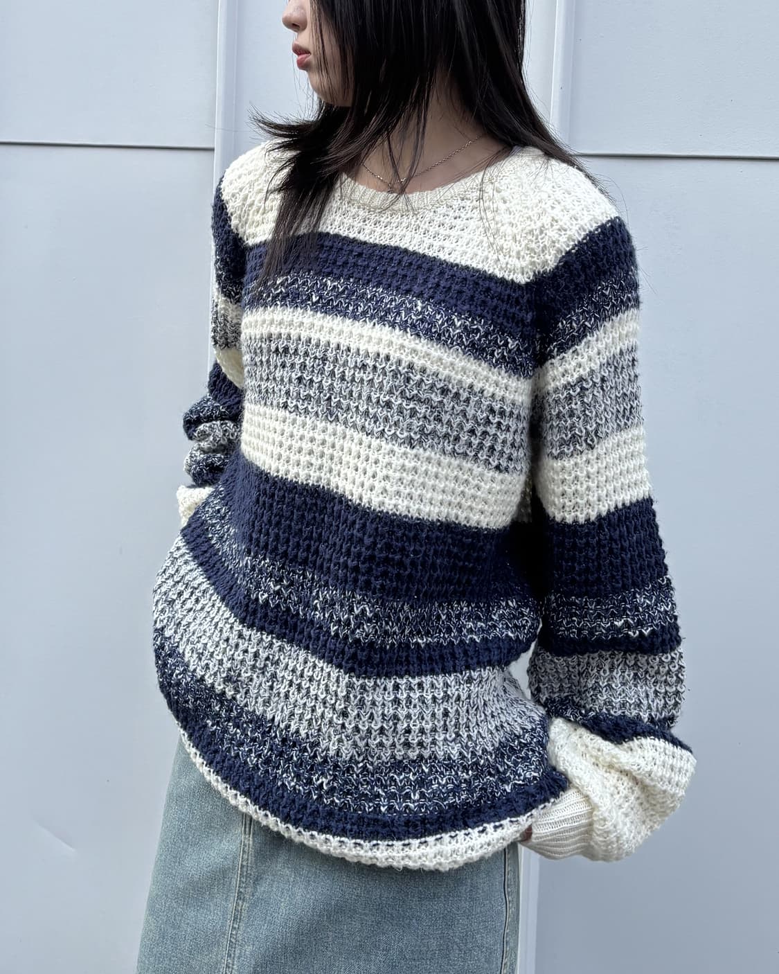 일본빈티지 로드버드커플스 스트라이트 니트 상품이미지1