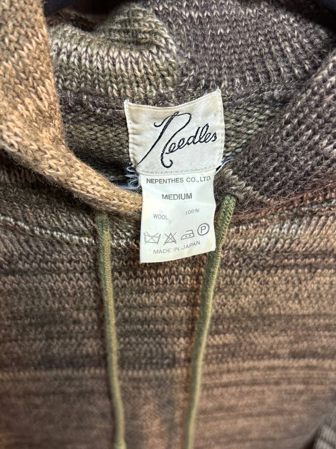 니들스 아카이브 울 후드티 상품이미지4